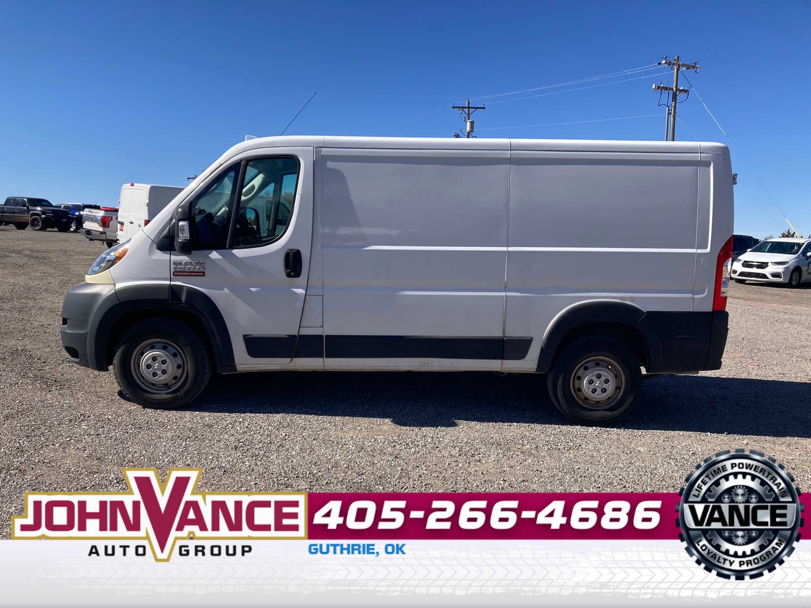 2019 RAM ProMaster Cargo Van 1500 Low Roof 136" WB