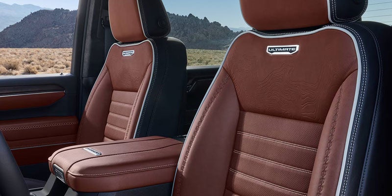 2026 Sierra HD leather seating